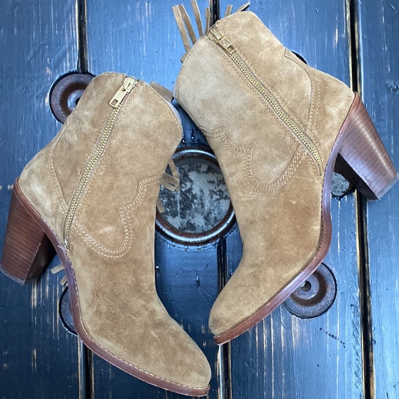 ASH Ankle Boots with Leather Fringe - Picture 3 of 15